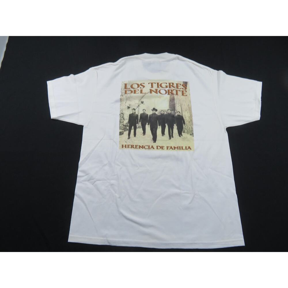 La Z Spanish Radio Los Tigres Del Norte Herencia De Familia Album T-Shirt Sz XL